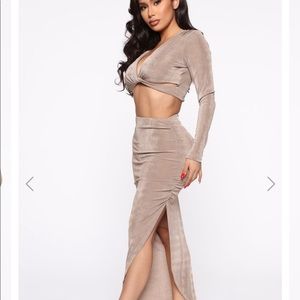 Watch Me Enter Skirt Set